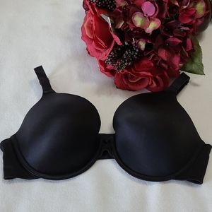 38D Underwire Bra Vanity Fair Fits You Perfectly Full Coverage Contour Black